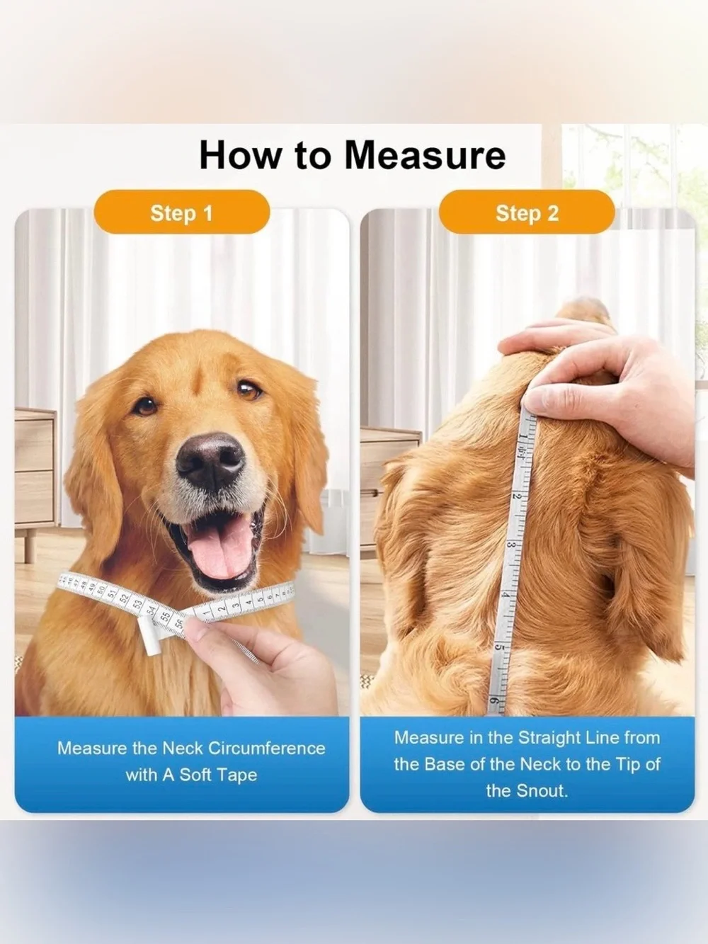 D-G • Soft Dog Cone for Dogs After Surgery, Breathable Pet Recovery Collar for L